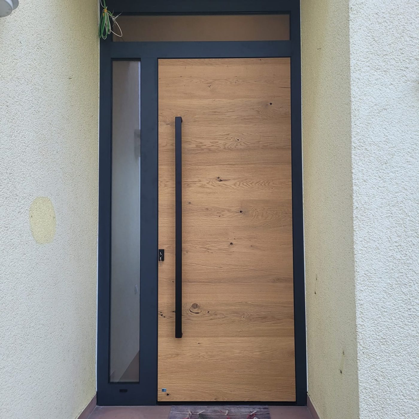 Haustür in Holzoptik – WB Bauelemente Referenz