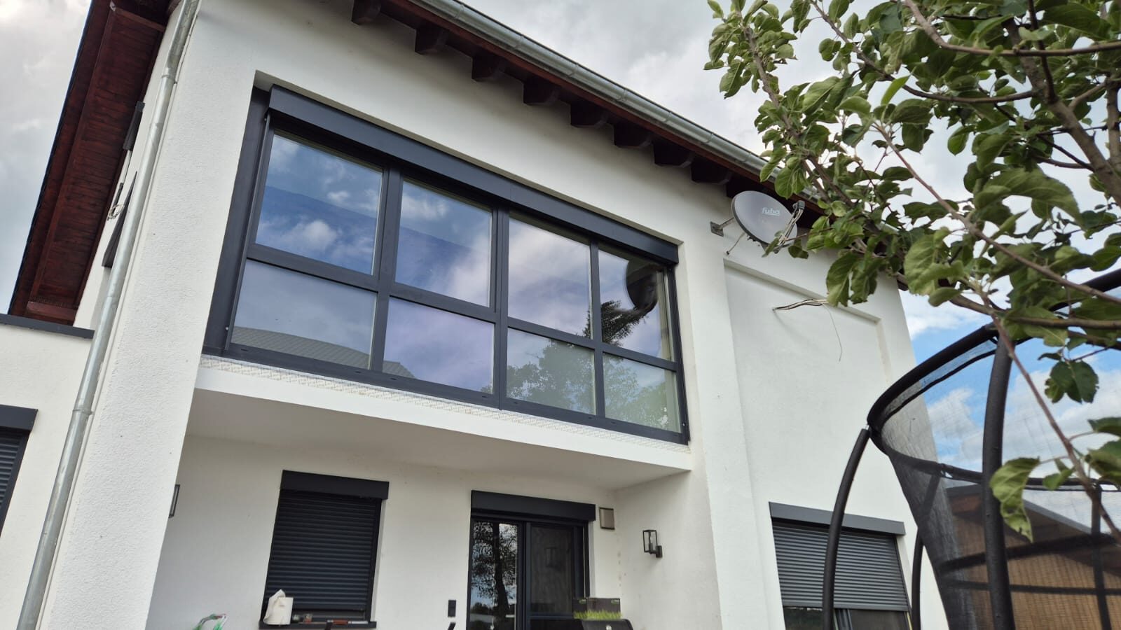 Neubau mit Eckfenster – WB Bauelemente Referenz